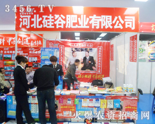 硅谷肥業(yè)在2013安徽肥料展展位前人潮涌動(dòng)!