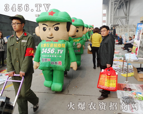 每一次宣傳的氣模寶寶都是視線的焦點