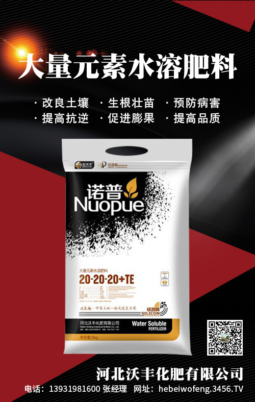 大量元素水溶肥料