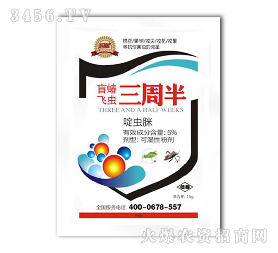 盲蝽飛蟲三周半-冠能農業(yè)