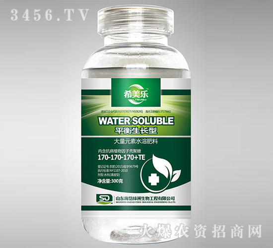 大量元素水溶肥170-170-170+TE（平衡生長型）-希美樂-海岱綠洲