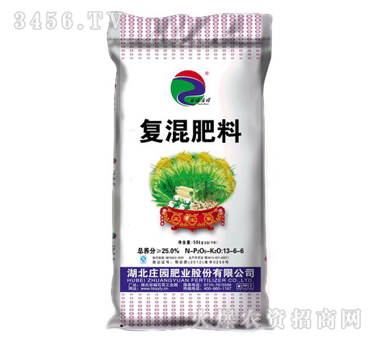 25%氯基復(fù)混肥13-6-6-莊園肥業(yè)