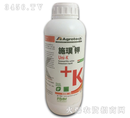 海藻活性有機螯合態(tài)活性高鉀水溶肥-施璞鉀-艾格泰克