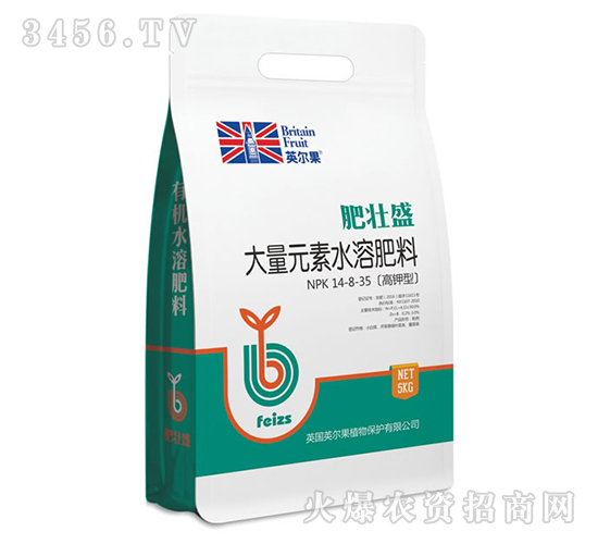 高鉀型大量元素水溶肥料14-8-35-肥壯盛-英爾果