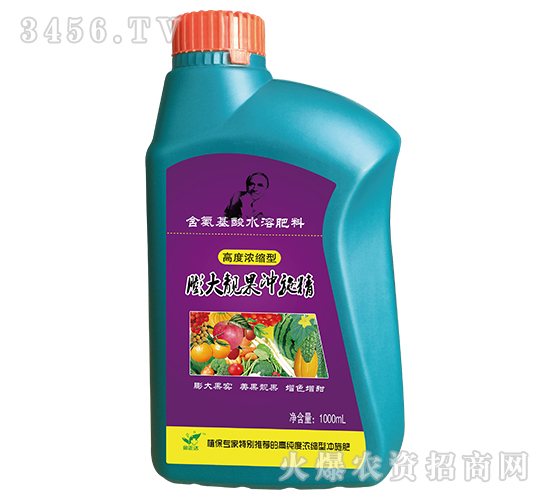 含氨基酸水溶肥料（高度濃縮型）-膨果亮果沖施精-金正達農(nóng)