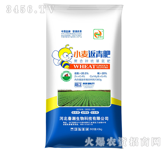 小麥返青肥-春潮紅-春潮生物