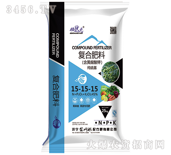 復(fù)合肥料15-15-15（高塔純硫基）-根狀元-金網(wǎng)聯(lián)