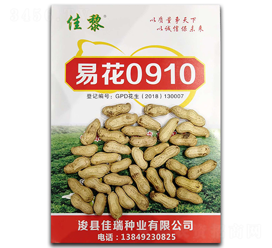 易花0910花生種子-佳黎-凱晨種業(yè)