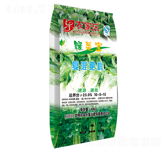 復混肥料10-0-15-綠菜寶-農家樂