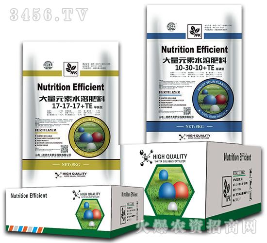 高磷型大量元素水溶肥料10-30-10+TE-田園季豐-大豐肥業(yè)
