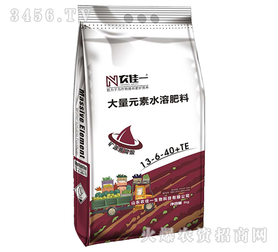 大量元素水溶肥13-6-40+TE-農(nóng)佳一