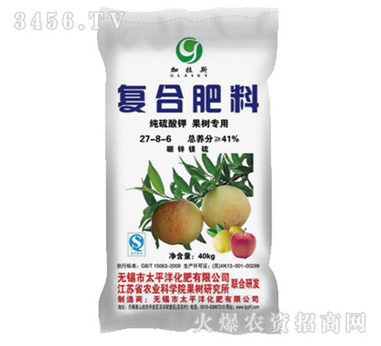 純硫酸鉀果樹專用復(fù)合肥料27-8-6-加拉斯-太平洋