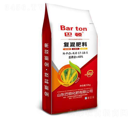 50kg復(fù)混肥料17-18-5-巴頓