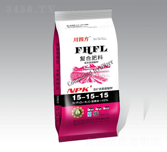 高濃度硫酸鉀復(fù)合肥15-15-15-川四方
