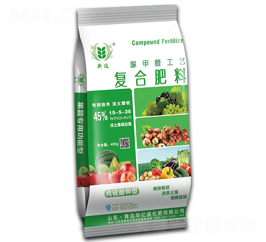 脲甲醛工藝復(fù)合肥料15-5-25-華億盛
