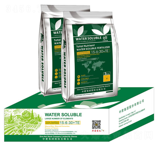 大量元素水溶肥15-6-30+TE-中肥生物