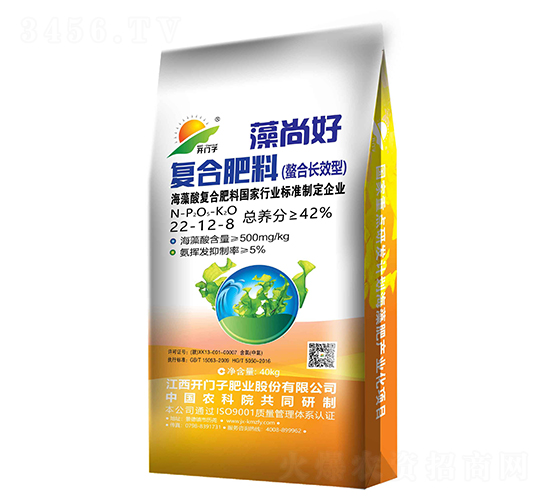 海藻酸復(fù)合肥料22-12-8-藻尚好-開(kāi)門(mén)子