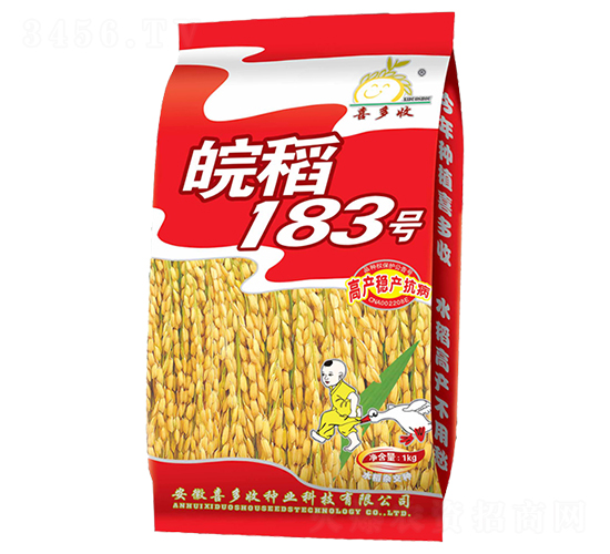 皖稻183號(hào)-水稻種子-喜多收
