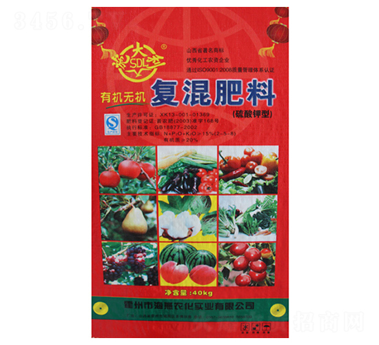 有機無機復(fù)混肥2-5-8-海燕農(nóng)化