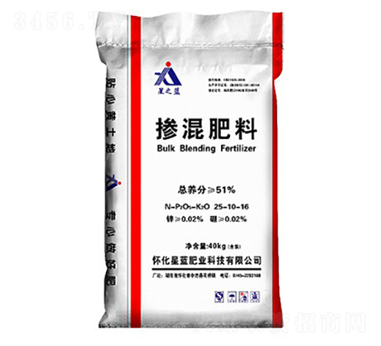 摻混肥料25-10-16-星之藍(lán)-星藍(lán)肥業(yè)