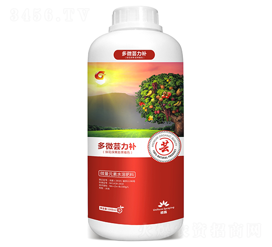 1000ml瓜蔬型微量元素水溶肥料-多微蕓力補-土好金