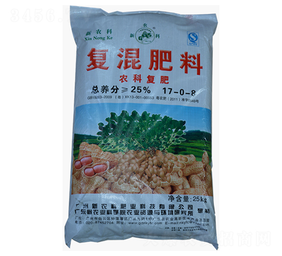 農(nóng)科復合肥17-0-8-新農(nóng)科