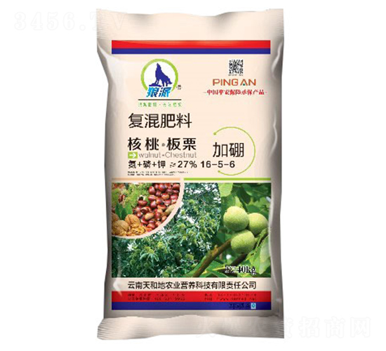 核桃板栗專用復(fù)混肥料16-5-6-狼派