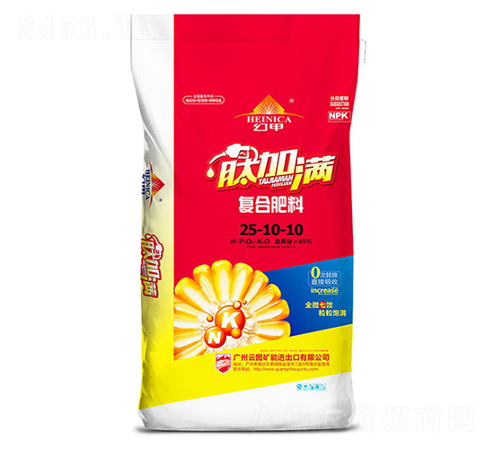 復合肥料25-10-10-肽加滿-廣州云圖