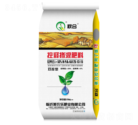 控釋摻混肥料氮鉀雙控型25-13-15-秋合-美農(nóng)樂