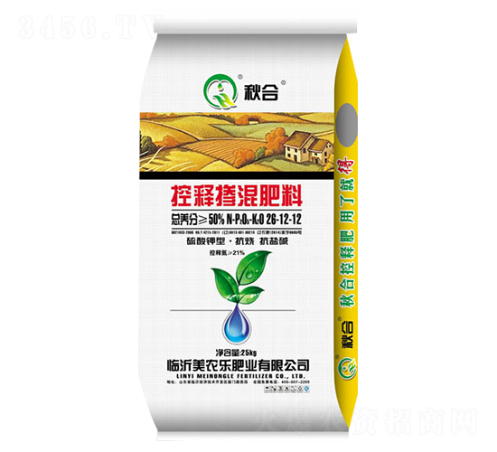 控釋摻混肥料抗燒型26-12-12S-秋合-美農(nóng)樂