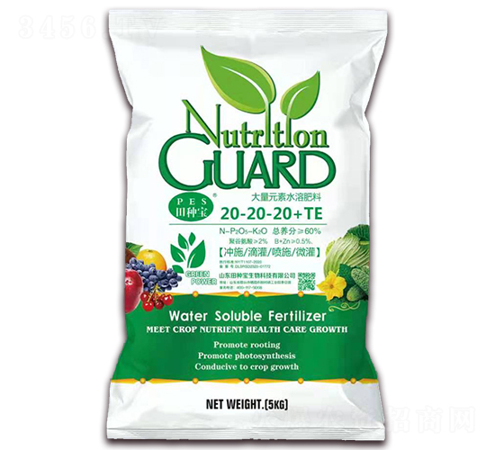 平衡型大量元素水溶肥料20-20-20+TE-田種寶