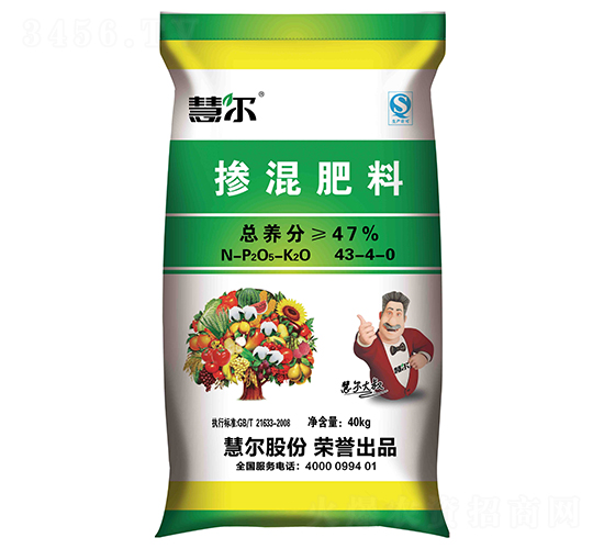 摻混肥料43-4-0-慧爾