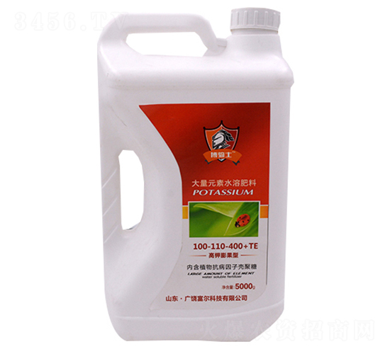高鉀膨果型大量元素水溶肥料100-110-400+TE-富爾科技