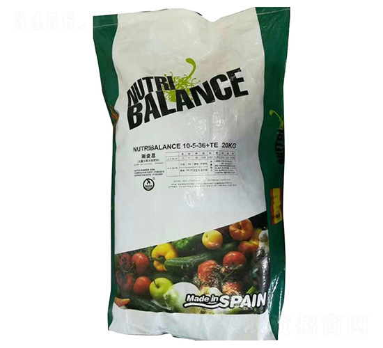 大量元素水溶肥10-5-36+TE-光譜
