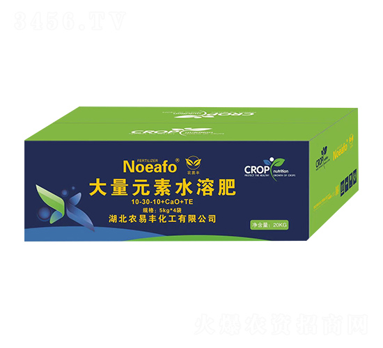 大量元素水溶肥（箱裝）10-30-10+CaO+TE-農(nóng)易豐