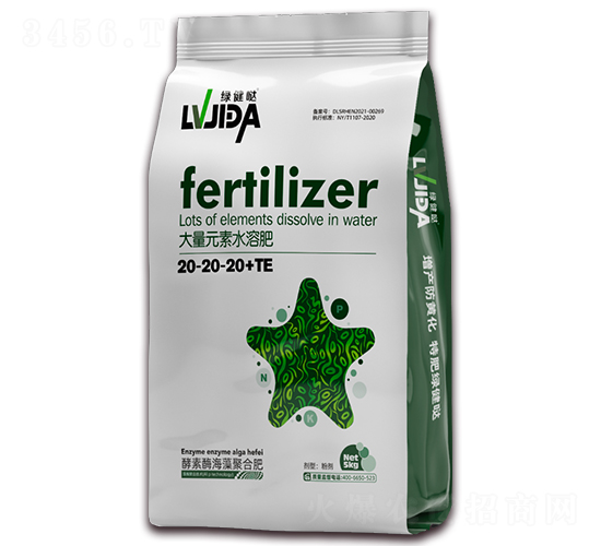 大量元素水溶肥20-20-20+TE-綠健噠-臺(tái)灣豆本豆