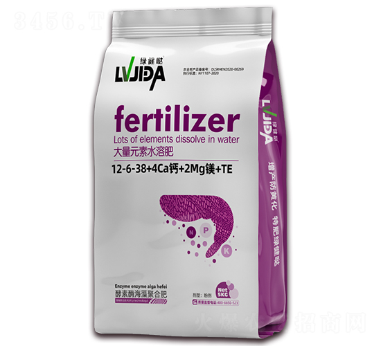 大量元素水溶肥12-6-38+TE-綠健噠-臺灣豆本豆