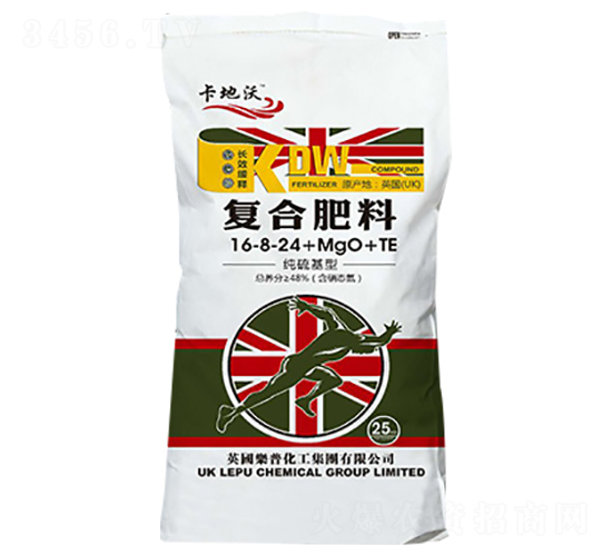 復合肥料16-8-24+MgO+TE-卡地沃-帝一