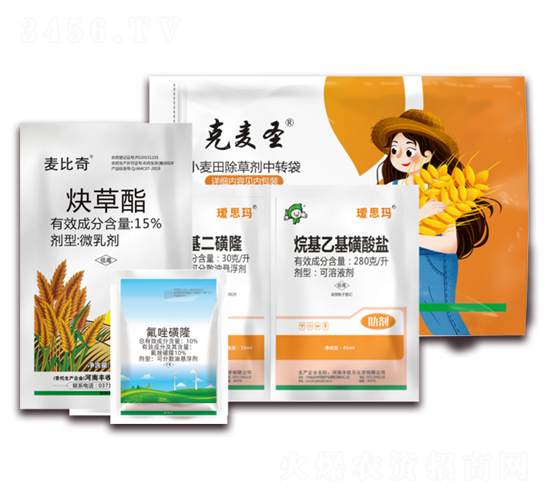 麥田惡性禾草一遍凈-克麥?zhǔn)?豐收樂