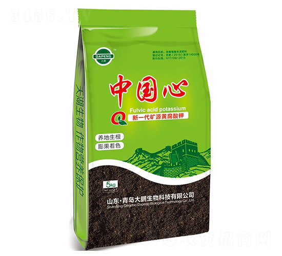 礦源黃腐酸鉀-中國心-大鵬生物
