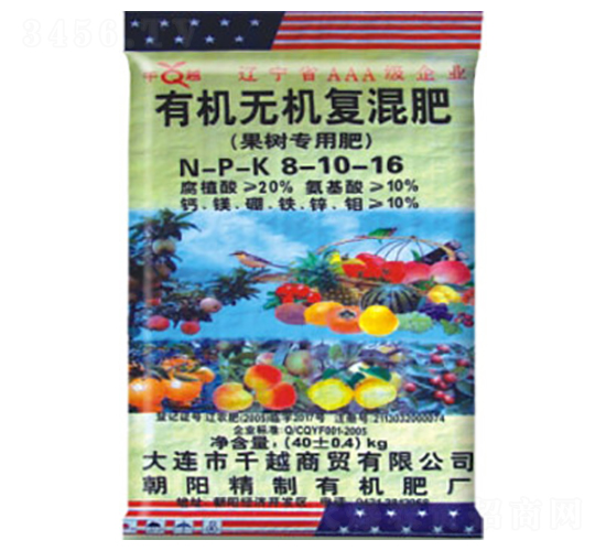 有機(jī)無(wú)機(jī)復(fù)混肥8-10-16-千越