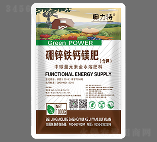 硼鋅鐵鈣鎂肥1000g-奧力特-嘉思頓