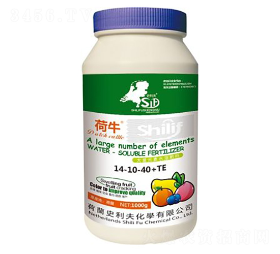 1000g大量元素水溶肥料14-10-40+TE-荷牛-史利夫