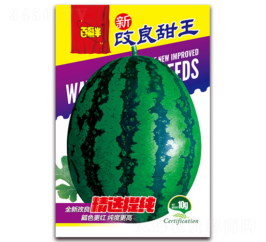 全新改良甜王-西瓜種子-百聚豐