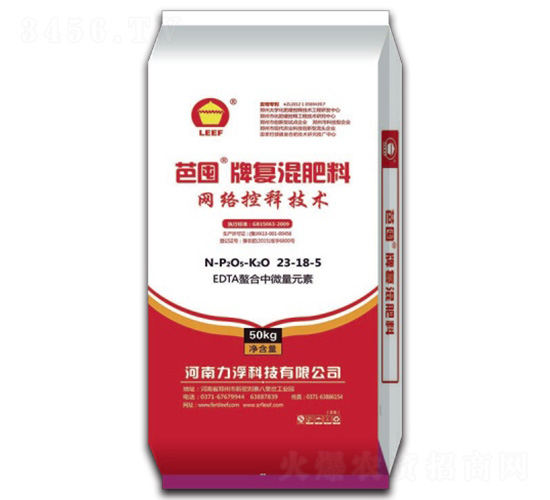 網(wǎng)絡(luò)狀控釋肥23-18-5-芭囤-力浮科技
