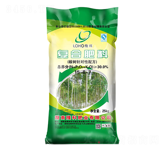 桉樹針對性復合肥料15-8-7-隆科肥業(yè)
