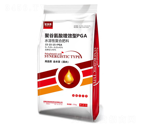聚谷氨酸增效型PGA水溶性復(fù)合肥料15-15-15+PGA-金瑞嘉