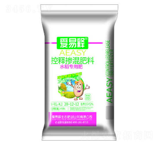 水稻專用控釋摻混肥28-12-12-愛易施