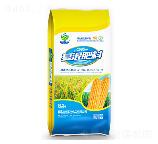 45%玉米專用脲甲醛硫酸鉀復(fù)混肥料12-18-15-爾得貝-匯豐化工