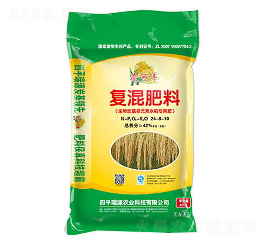 炭可豐復(fù)混肥料24-8-10-瑞源農(nóng)業(yè)
